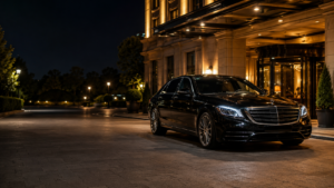 Transfer in Switzerland from Zurich with luxury chauffeur service and executive vehicle traveling through the Swiss Alps