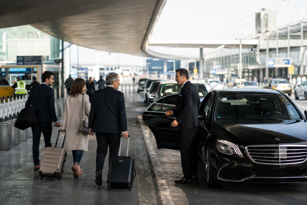 Best transfer in Switzerland with private chauffeur and luxury vehicle
