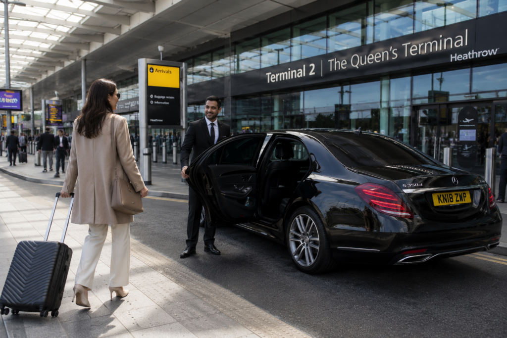 Executive Chauffeur Service in Interlaken with Mercedes-Benz S-Class and luxury chauffeur-driven transportation in the Swiss Alps