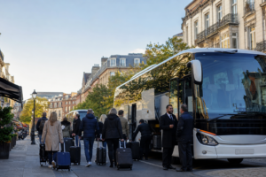 Busvermietung Montpellier für komfortable Gruppenreisen in Frankreich